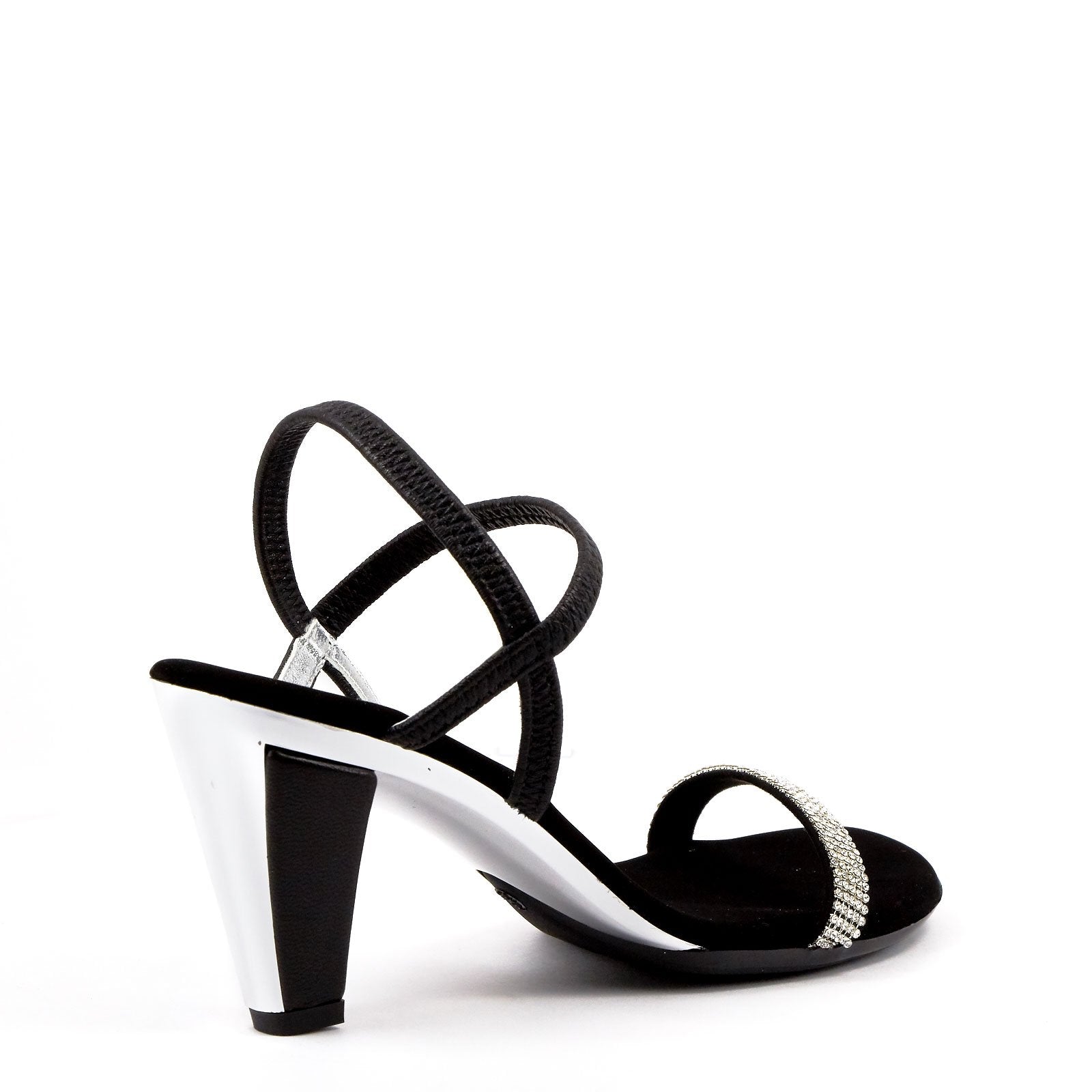 Black Strappy Sandals By Onex Shoes