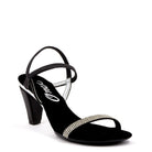 Black Strappy Sandals By Onex Shoes