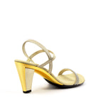 Gold Strappy Evening Heel By Onex Shoes