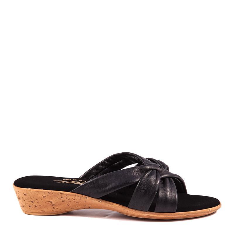 Sail Onex Sandal In Black By Onex Shoes